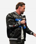 WWE CM Punk Chicago Made Bomber Jacket