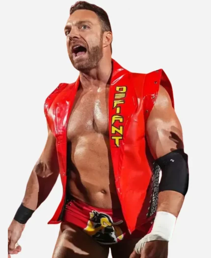 WWE RAW 2026 LA Knight Leather Vest