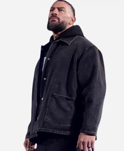 WWE Roman Reigns Denim Tracker Jacket