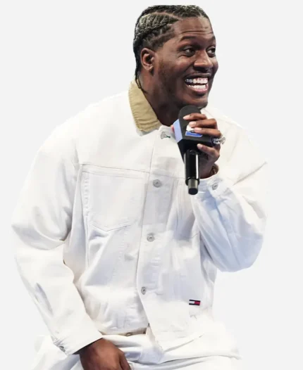 WWE SmackDown 2026 Lil Yachty White Cotton Jacket