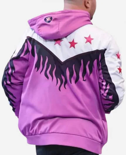 WWE SmackDown Kevin Owens Zip-up Hoodie In Pink