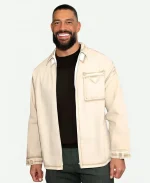 WWE World Opening Street Fighter Premiere Roman Reigns White Jacket