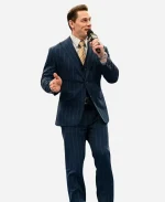 WWE WrestleMania 42 Night 1 Las Vegas 2026 John Cena Navy Blue Pinstripe Suit