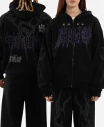 WWE x KSCY Rhea Ripley Chaos Street Hooded Jacket