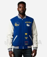 Warriors Hello Kitty Varsity Jacket