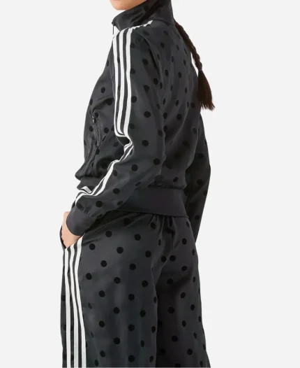 Women's Adidas Originals Polka Dots Black Tracksuit