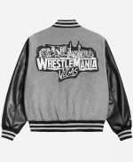 World Wrestling Entertainment 2026 WrestleMania 42 Las Vegas Grey Varsity Jacket