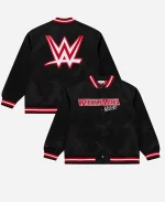 WrestleMania Las Vegas 42 Black Satin Jacket