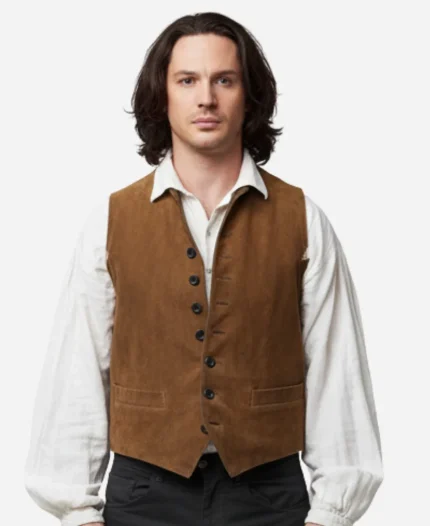 Wuthering Heights Tom Hardy Suede Vest