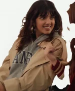 XO, Kitty Season 02 Sasha Bhasin Beige Cotton Coat