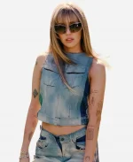 Younger You Miley Cyrus Denim Vest