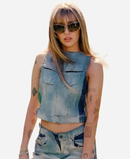 Younger You Miley Cyrus Denim Vest
