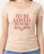 Zendaya 2026 To Be Loved Is To Be Known Beige T-Shirt 