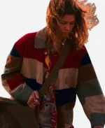 Zendaya Coleman Euphoria S03 Colorblock Jacket