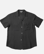 Zendaya Coleman TV Series Euphoria Season 03 Rue Bennett Black Shirt