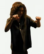 Zendaya Euphoria S03 Black Cotton Shirt - Jacket Era