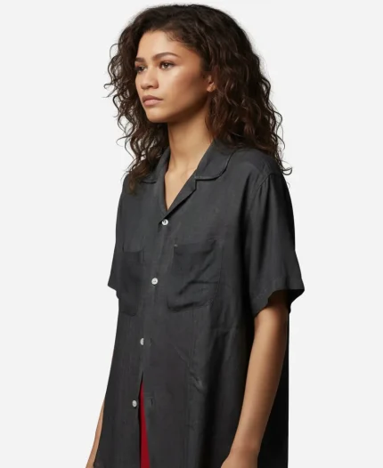 Zendaya Euphoria S03 Black Shirt