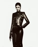 Zendaya Movie The Drama 2026 Emma Black Leather Jacket - For Sale