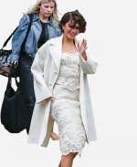 Zendaya Paris 2026 Off White Wool Coat