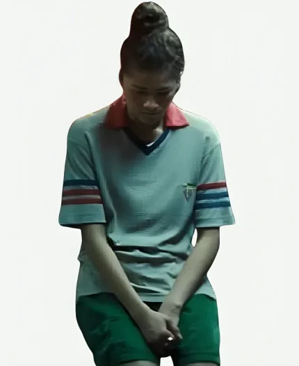 Zendaya TV Series Euphoria Season 03 Rue Bennett Striped T-Shirt