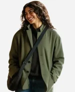 Zendaya The Drama Green Jacket