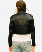 Zombie Town 2023 Amy Maxwell Black Leather Jacket
