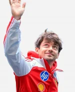 2026 F1 Miami Grand Prix Charles Leclerc Red & White Jacket