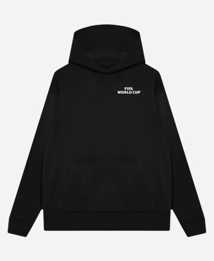 2026 FIFA World Cup Trophy Black Fleece Pullover Hoodie