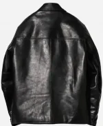 Joe Jonas Black Leather Jacket