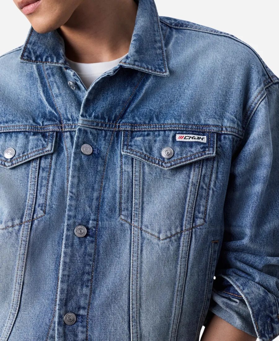 Jung Kook for Calvin Klein 90s CKJK Denim Trucker Jacket