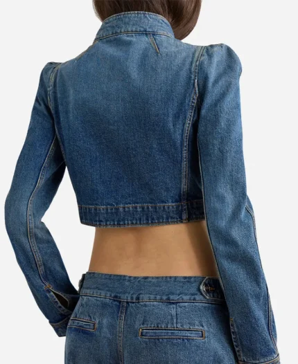 2026 Madrid Naomi Campbell Blue Denim Jacket