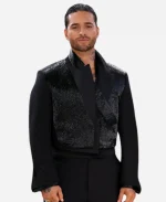 2026 Met Gala Maluma Black Tuxedo Jacket