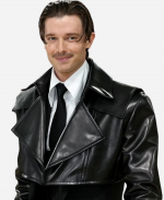 2026 Met Gala Patrick Schwarzenegger Leather Cropped Jacket