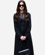 2026 The Devil Wears Prada 2 Andy Sachs Black Long Coat
