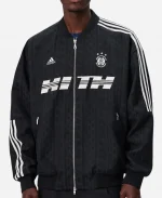 20th-Anniversary Campaign Lionel Messi x Kith x Adidas 2026 Football Black Bomber Jacket