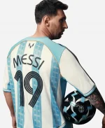 20th-Anniversary Lionel Messi x Kith x Adidas Football Blue & White Jersey