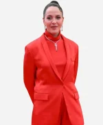 79th Annual Cannes Film Festival Fjord Screening Monia Chokri Red Suit