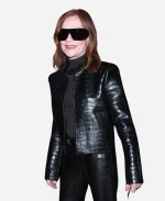 79th Cannes Film Festival 2026 Isabelle Huppert Black Leather Jacket