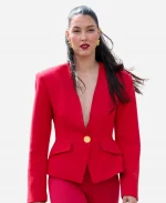 79th Cannes Film Festival 2026 Rebecca Mir Red Blazer