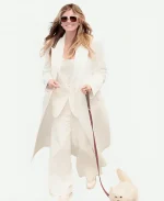 79th Cannes Film Festival Heidi Klum White OverCoat - Jacket Era