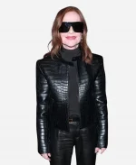 79th Cannes Film Festival Isabelle Huppert Leather Jacket