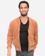 79th Cannes Film Festival Nathan Mitchell Bomber Jacket - Brown