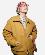 96th Oscars Nominees Luncheon Billie Eilish Yellow Wool Jacket
