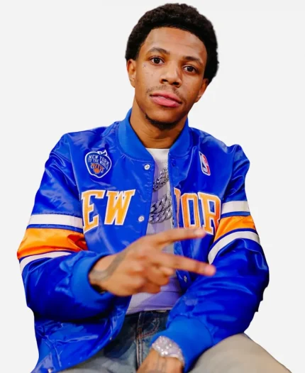 A Boogie Wit da Hoodie 2026 NBA Playoffs Jacket In Purple