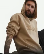 Adidas Backyard Legends FIFA World Cup Campaign 2026 Lionel Messi Beige Hoodie