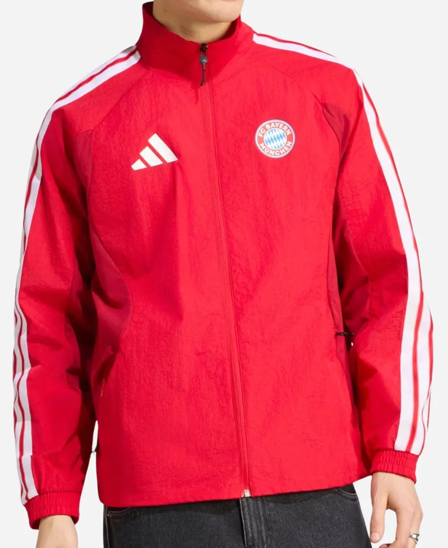 Adidas FC Bayern Muenchen Home Anthem Jacket Adidas FC Bayern Muenchen Home Anthem Jacket