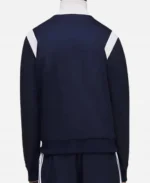 Adidas Originals x Wales Bonner Twill Slim Track Jacket In Navy
