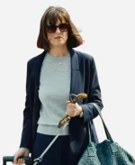 Alexandra Maria Lara Eat Pray Bark 2026 Ursula Brandmeier Blue Wool Blazer
