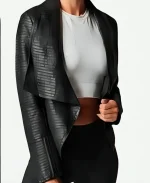Alicia Crowder Tell Me Lies S01 Black Leather Jacket