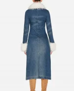 Allie Hayes Off Campus S01 Blue Denim Coat